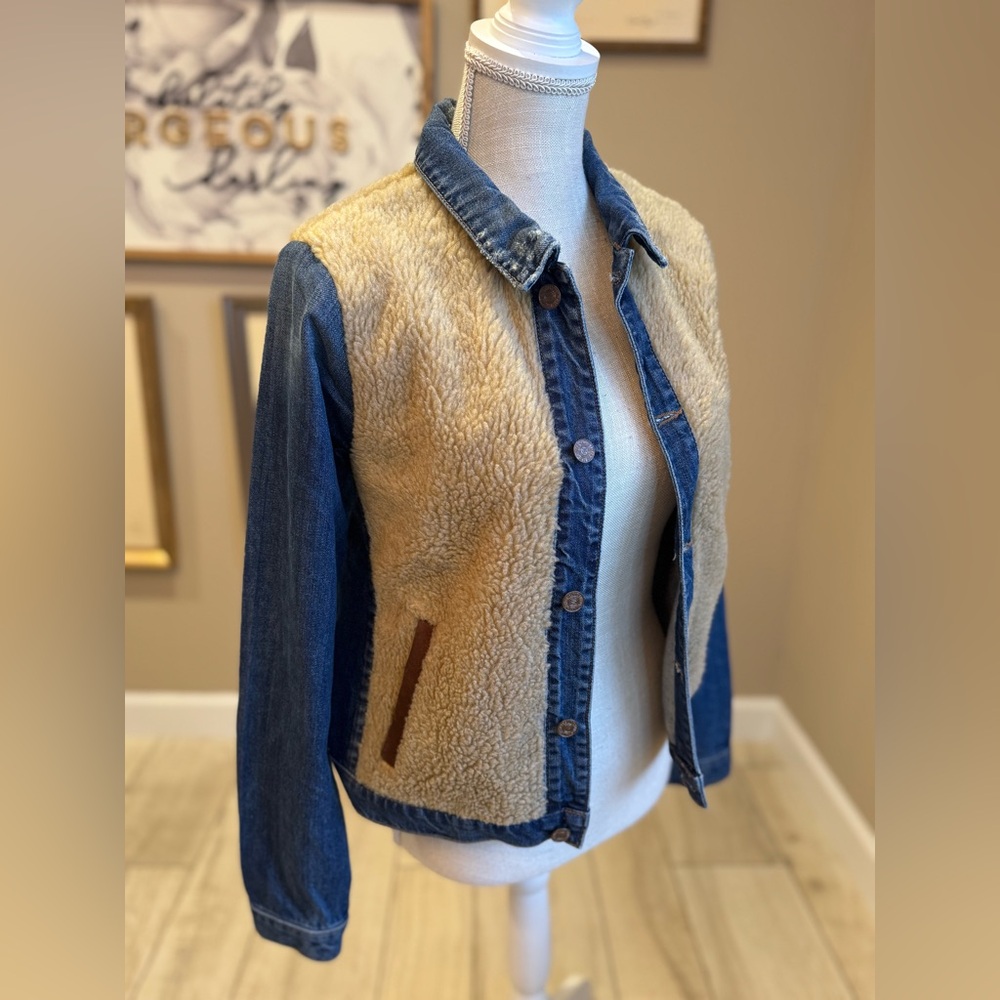 MOTHER Cabin Fever Denim & Sherpa Jacket - Picture 4 of 12
